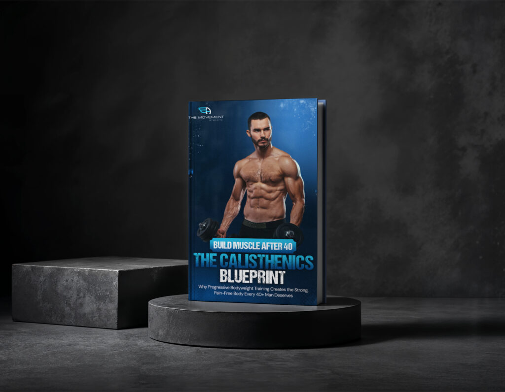 Fitness eBook cover design with athlete.