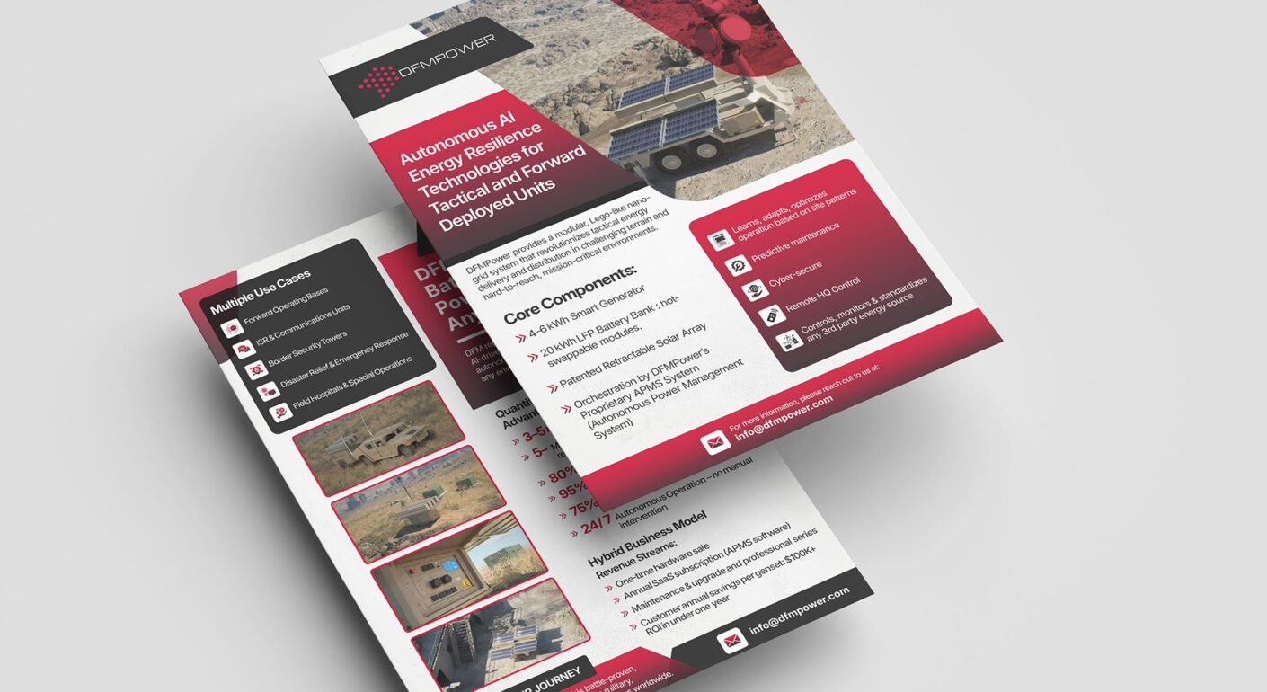 Corporate tri-fold brochure design.