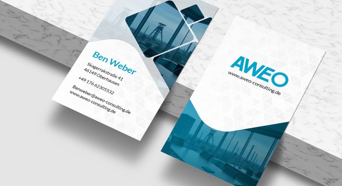 Corporate business card branding design