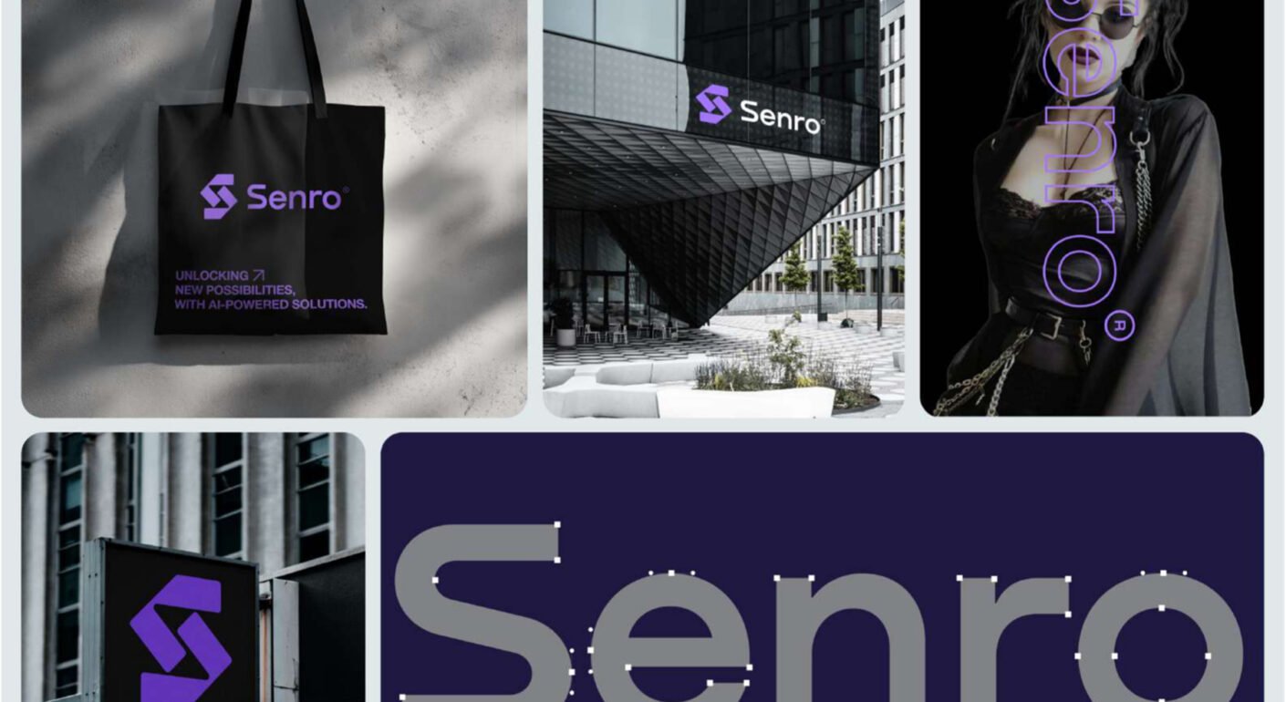 Text: Modern technology logo and branding design.