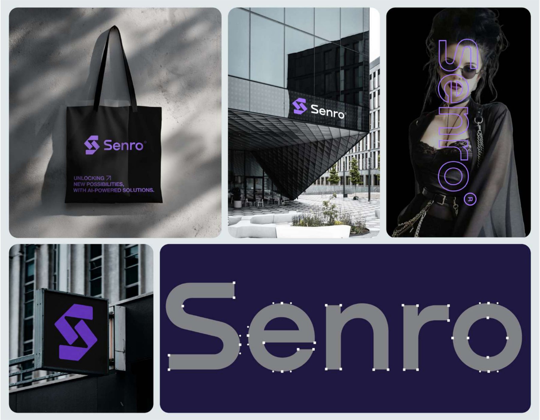 Text: Modern technology logo and branding design.