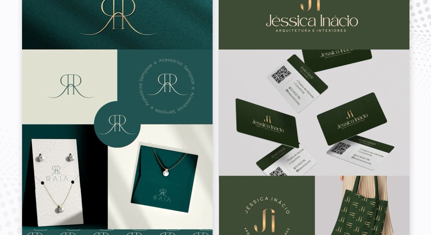Luxury logo branding and identity design.