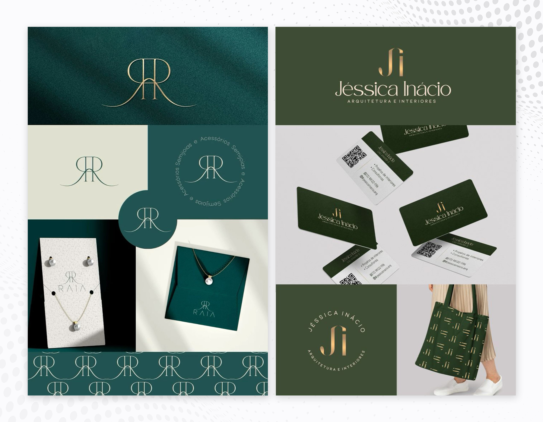 Luxury logo branding and identity design.