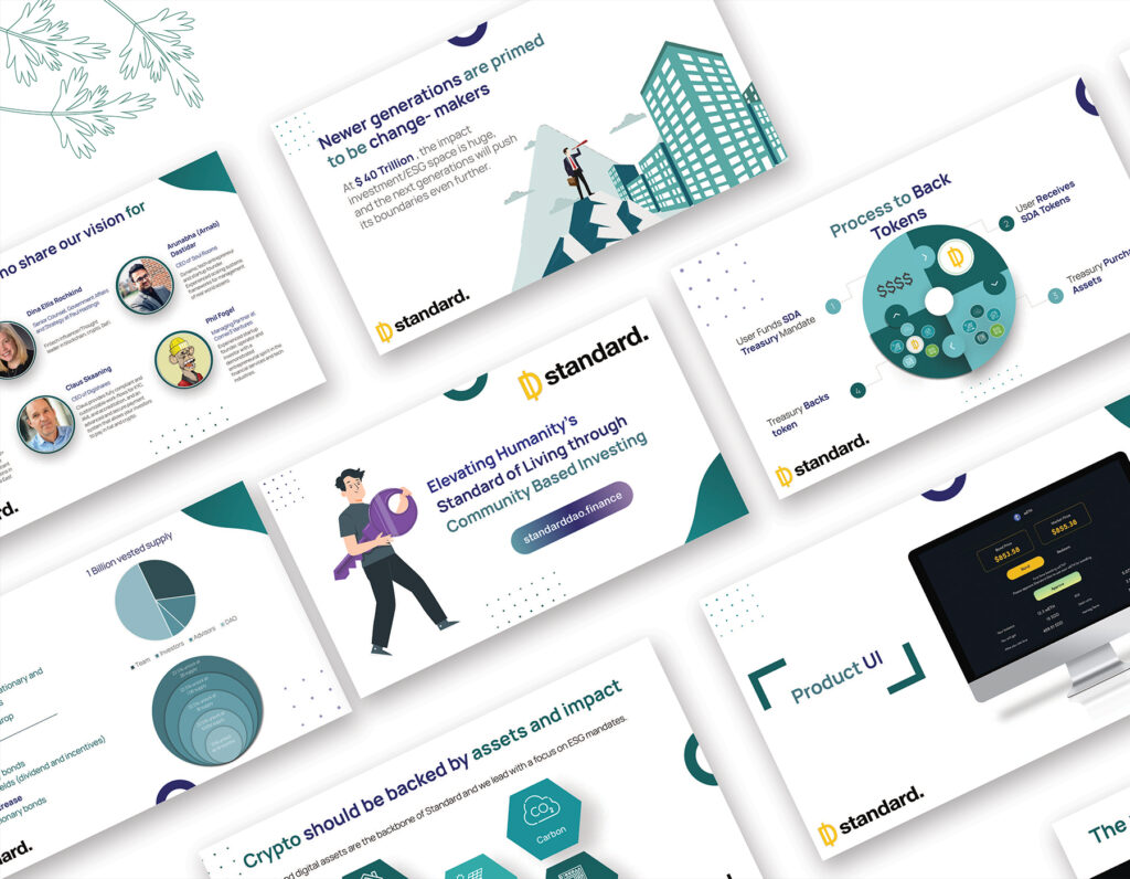 FinTech investment pitch deck presentation slides