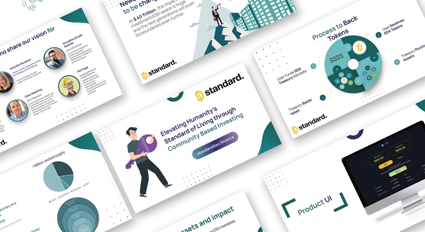 FinTech investment pitch deck presentation slides