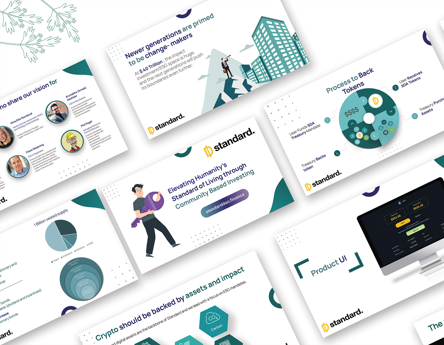 FinTech investment pitch deck presentation slides